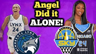 Angel Reese Did Great at The Minnesota Lynx Vs Chicago Sky WNBA Preseason game