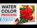 5 Steps to a Successful Watercolor Painting | My Process!