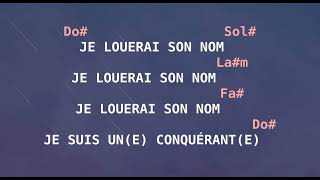 Miniatura de vídeo de "Je louerai Son Nom - Paroles et accords"