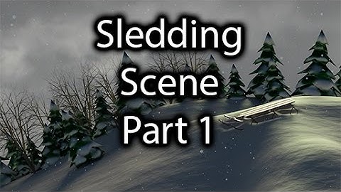 Making a Sled Animation with Dynamic displacement in Blender 2.78 - Part 1