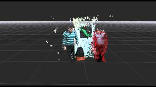 Particle filter tracking with depth sensor