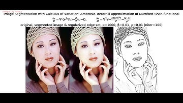 Image Segmentation | Mumford-Shah | Calculus of Variations | Ambrosio-Tortorelli Approx| PDE| python