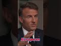 French President Emmanuel Macron responds to Trump's comments about a Ukraine deal from Putin