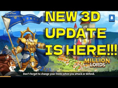 3D MAP UPDATE! + 31 MILLION TROOPS ZEROED - Lords Mobile 