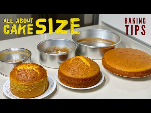 All About Cake Size | Baking Tips for Beginners | Baking Tips & Tricks | Tips to make a perfect cake