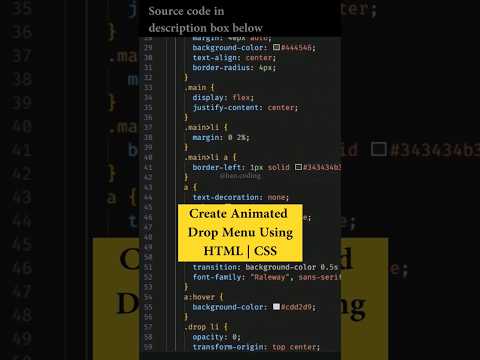 Create Animated Drop
