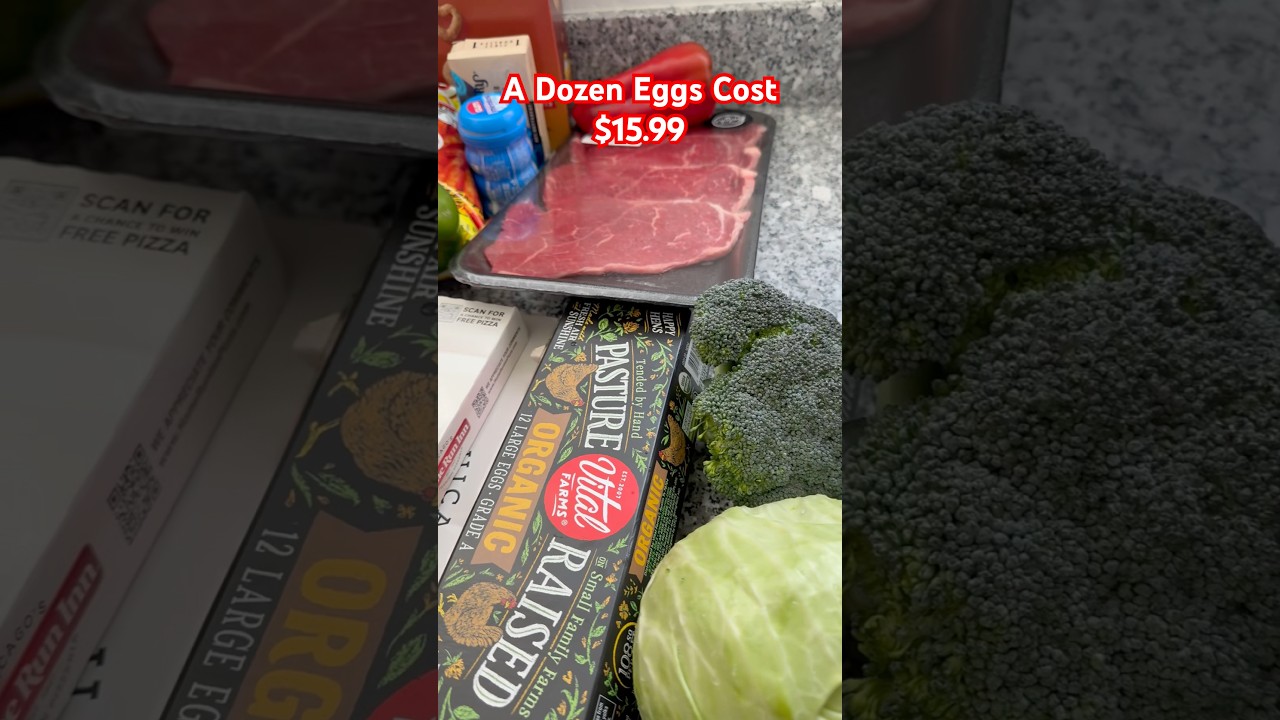 Яйца стоят 15,99 долларов 