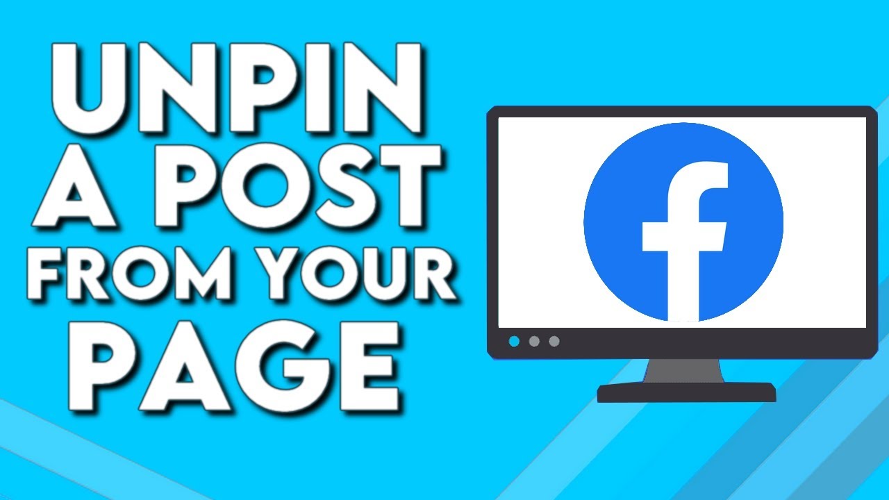 how-to-unpin-a-post-from-your-page-on-facebook-pc-youtube