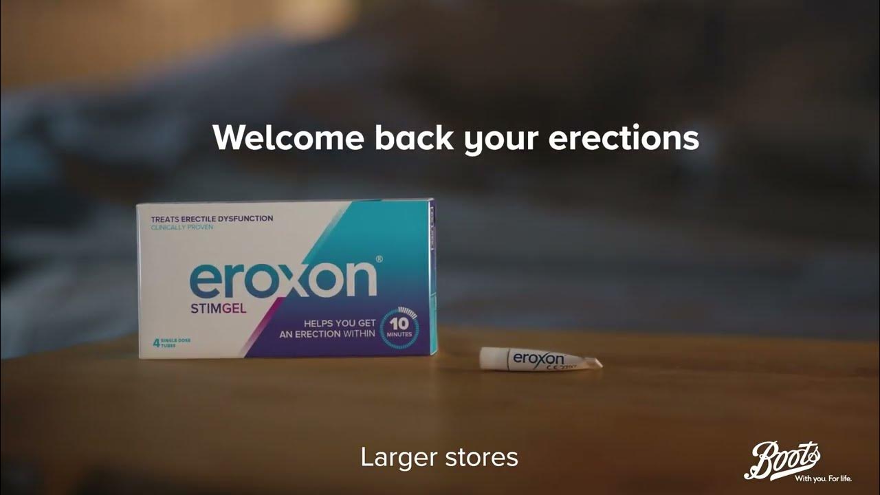 Eroxon Stimgel Campagne TV 2023 UK