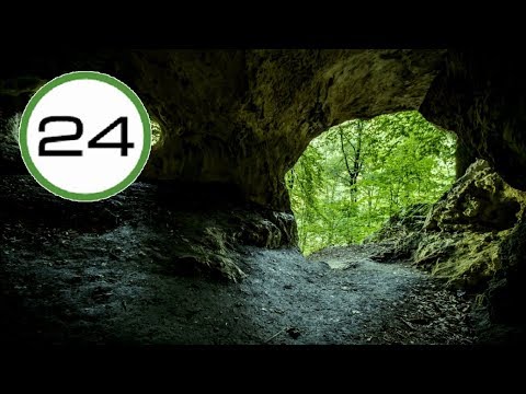 SONIDO de LLUVIA en CUEVA ☔⛰️💧 en BOSQUE🌳Lluvia Suave SIN Truenos para Dormir Estudiar y Relajarse