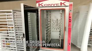 Nuestro HORNO KONVEK usa un comal de placa de acero - YouTube