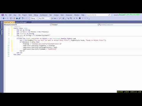 【VISUAL VB NET】Delete Form Data