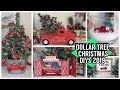 DOLLAR TREE CHRISTMAS DIYS 2019 RED TRUCK DIYS