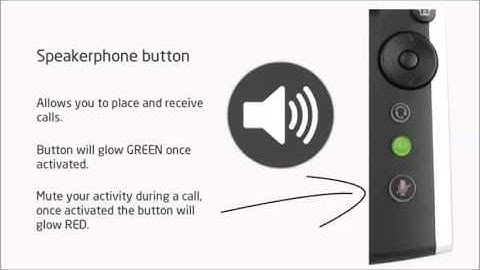 Polycom VVX410 Part 1 - Using the speakerphone and answering calls