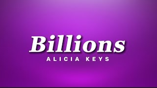 Alicia keys - Billions (lyrics)