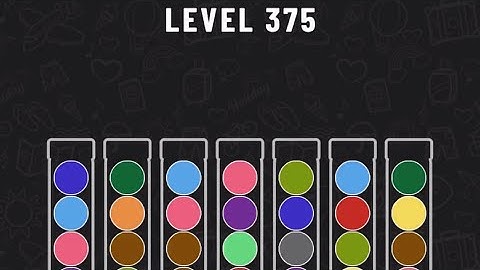 Ball Sort Puzzle Level 375 #ballsortpuzzle #ballsortpuzzlegameplay #puzzlegame #mobilegames