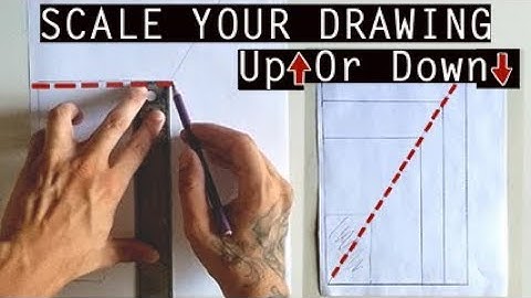 How To Scale Your Drawing Size Up Or Down!