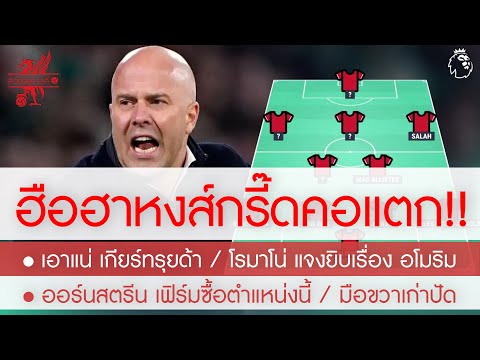 สรุปข่าวลิเวอร์พูล 1 พ.ค. 67 ด่วน! แข้งใหม่คนแรกยุค สล็อต / ไลน์อัพ 11 ตัวจริง / เทียร์ 1 ยันแบบนี้