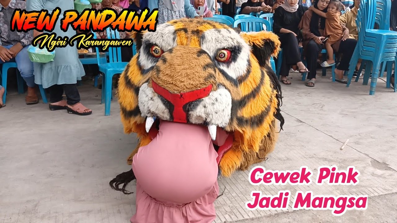 Cewek Pink Dicaplok Barongan New Pandawa Di Ngiri Karangawen