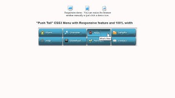 CSS Responsive Menu: CSS3-Only Responsive Navigation Menu Demo