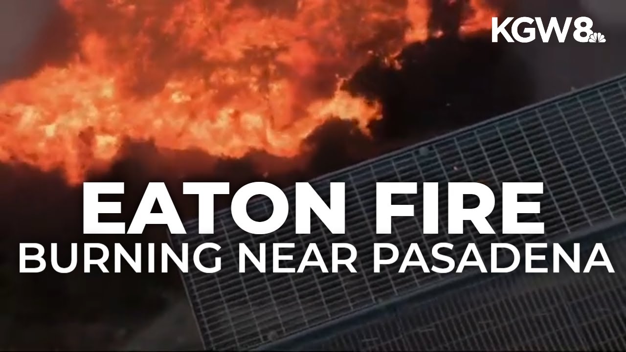 Eaton fire in Southern California burns 13,000 acres - YouTube