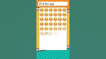 Find the ODD One Out | 04 Levels Emoji Quiz #shorts