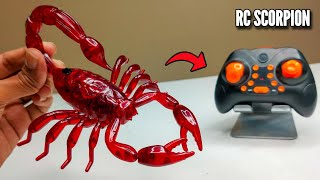 Rc Realistic Scorpion Prank Gadget Unboxing Testing - Chatpat Toy Tv