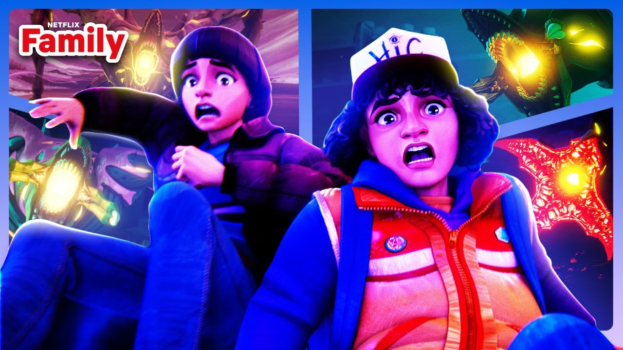 Best Escapes and Close Calls 🚨 Stranger Things: Tales From ’85 | Netflix Family