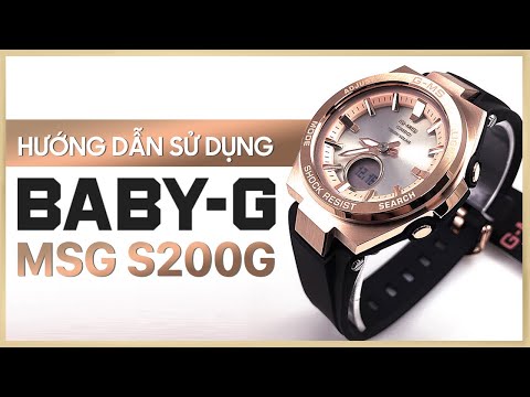 Video Hướng dẫn sử dụng đồng hồ BABY-G MSG S200G | Thế Giới... - youtube