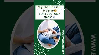 Stop Extracting Dates Manually ❌ | Excel TEXT Function Trick 🔥