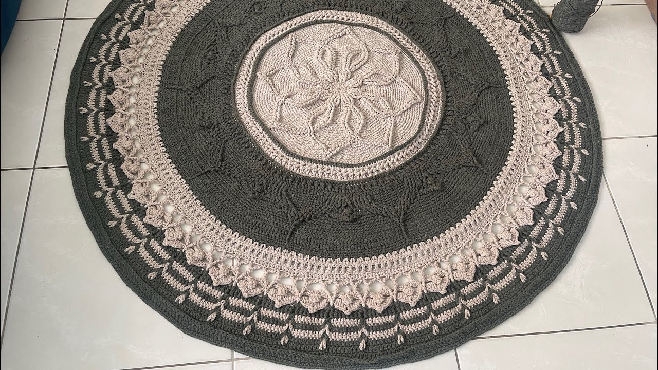 Tapete de crochê Fênix #6