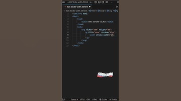 🧑🏻‍💻 Creating SVG Stroke Width | Html Css #html #trending #shorts