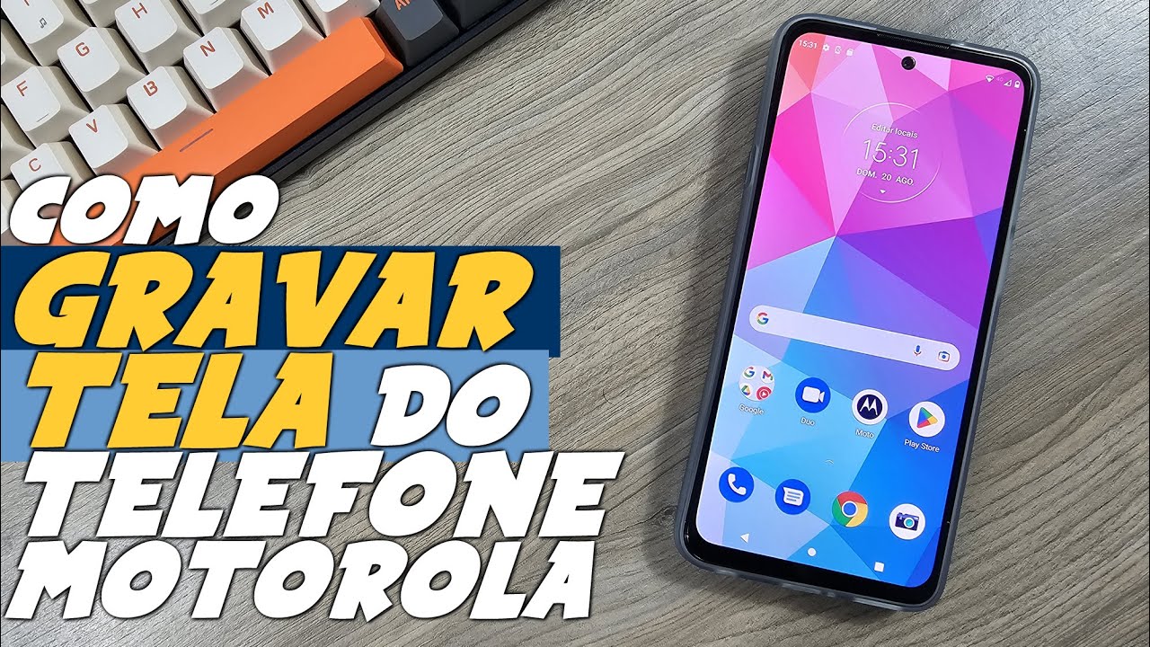 Como GRAVAR a TELA do TELEFONE MOTOROLA - YouTube