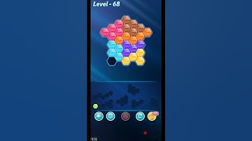 BLOCK HEXA PUZZLE LEVEL 68 ANSWERS RAINBOW B LEVEL PACK