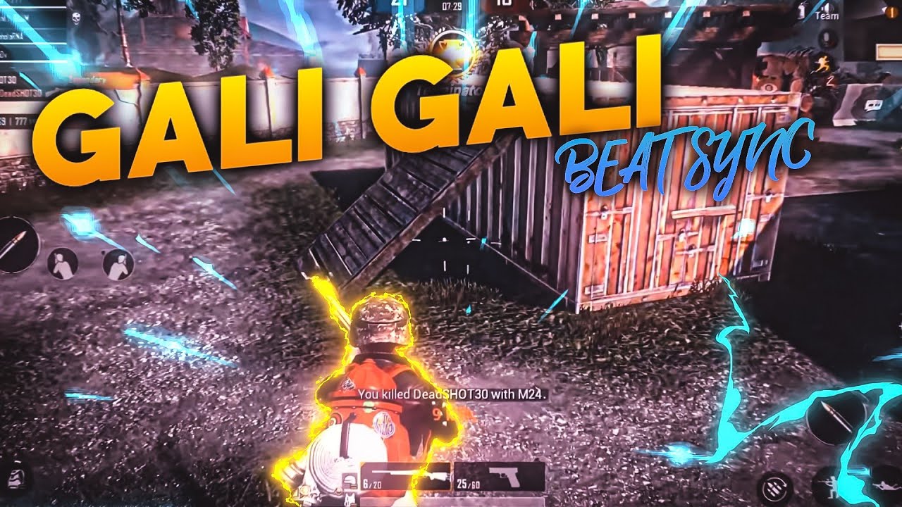 Gali Gali ( KGF ) - Beat Sync Montage || Hindi Song Pubg Montage || Fist Montage ||
