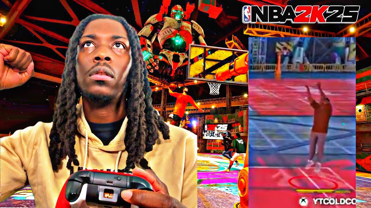 MY FIRST Park Game On NBA 2K25 WITH MY 2 WAY STRETCH - YouTube