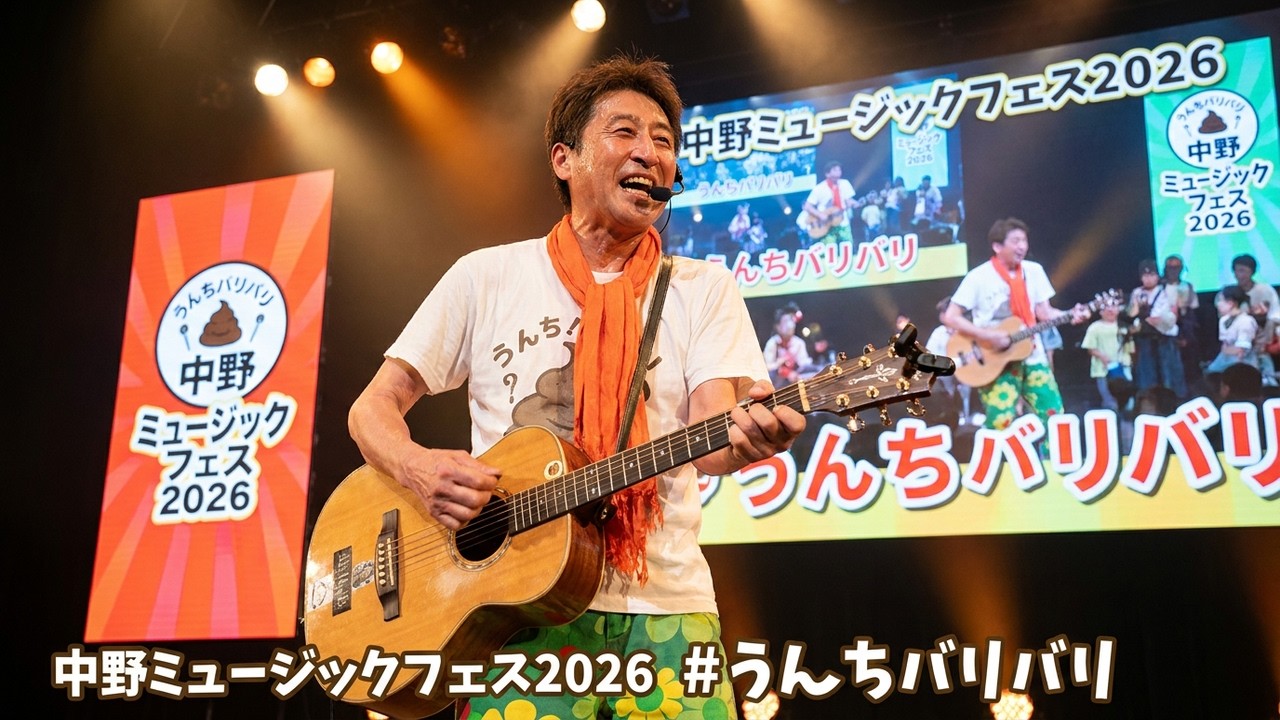 中野ミュージックフェス2026年4月28日 #うんちバリバリ