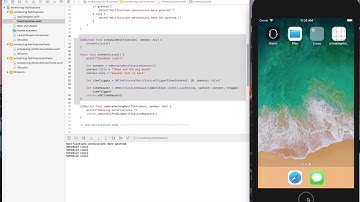 Scheduling Notifications in Swift and xcode