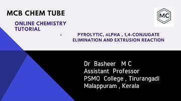 Pyrolytic (Ei), α , 1,4-Conjugate Elimination and Extrusion Reaction