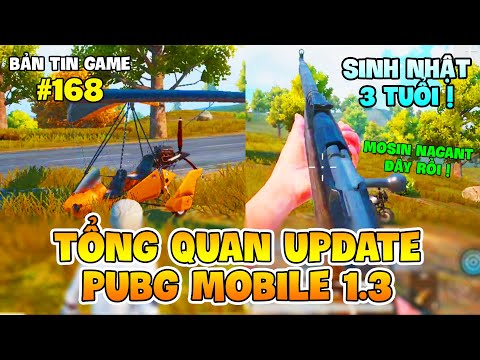 TỔNG QUAN PUBG MOBILE UPDATE 1.3: SÚNG MỚI MOSIN NAGANT, MOTOR GLIDER MỪNG SINH NHẬT 3 TUỔI ! | Cách chơi game PUBG và PUBG Mobile 1 hqdefault
