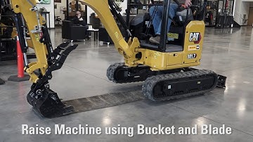 How to Adjust the Undercarriage on a Cat 301.7 Mini-Excavator
