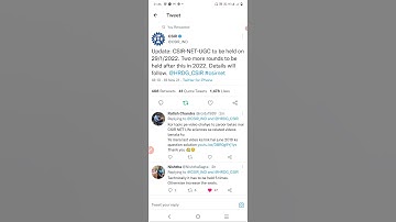 #csir_net notification