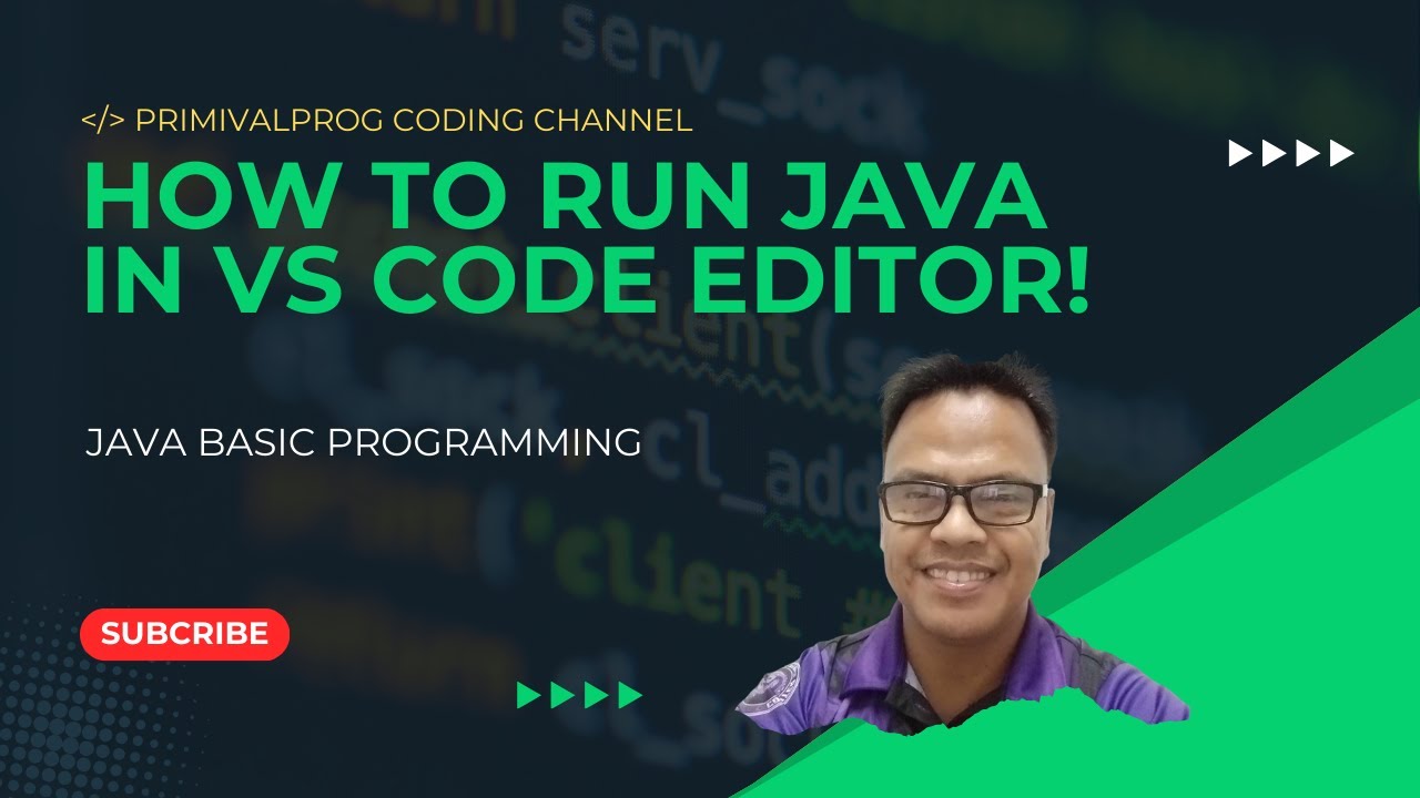 How to run Java in Visual Studio Code Editor! - YouTube