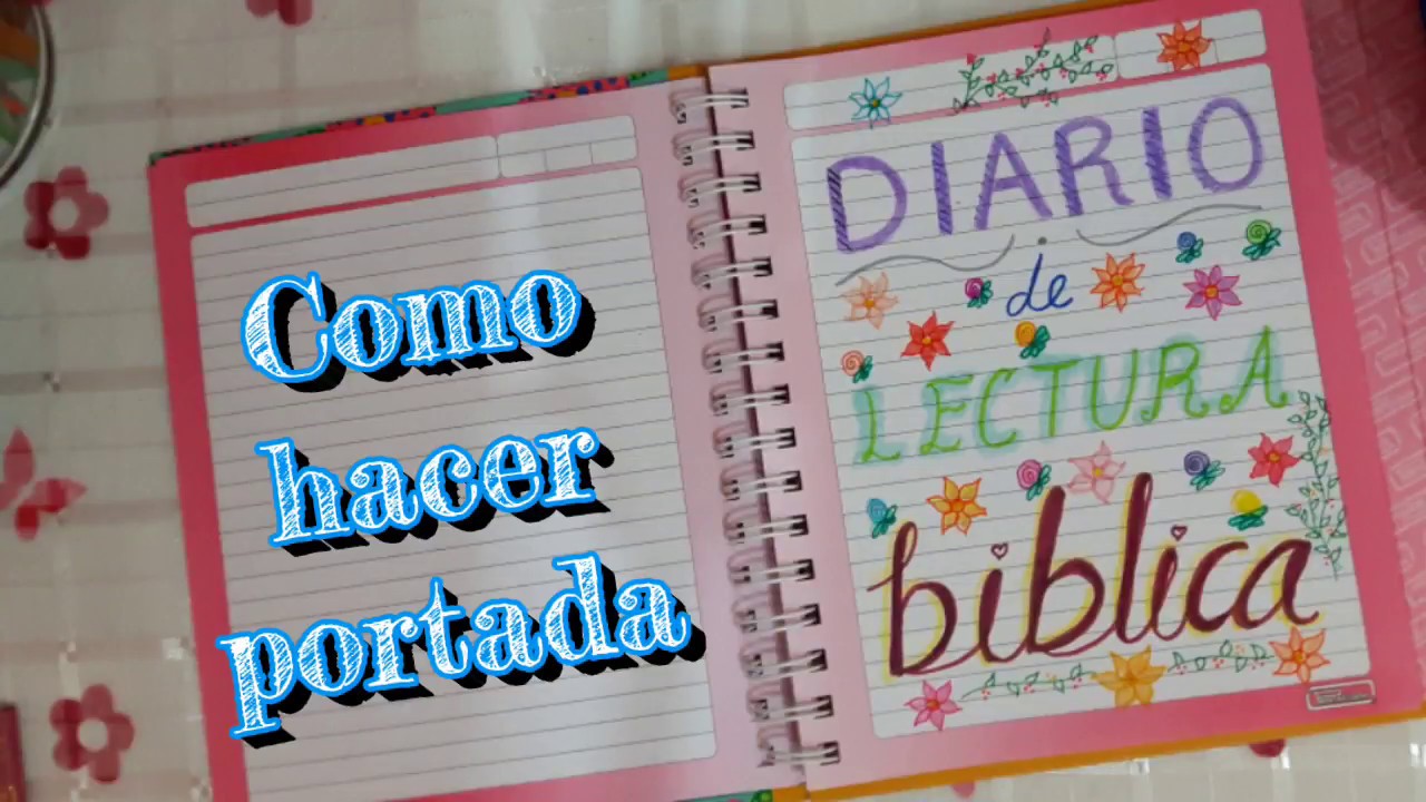 Cómo decoré la portada para mi Diario Bíblico | Faby Vega | Video 4 -  thptnganamst.edu.vn