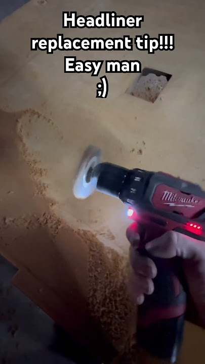 Headliner foam removal. The easy way. Try it out. #tipsandtricks #foxbody  #restorations