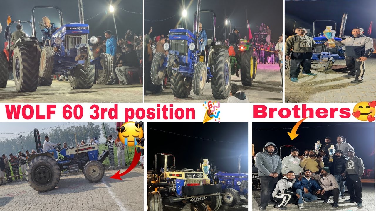 WOLF 60 ने मचाया धमाल 😱 | Tractor Tochan Tournament | 3rd Position Winner 🏆 Brothers Power