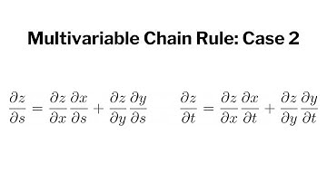 Chain Rule for Multivariable Calculus (Case 2)