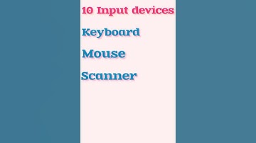 10 Input devices name ||#inputdevices #creativenotes #shorts
