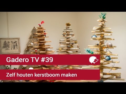 zanger tieners weg #39 Houten kerstboom maken DIY - YouTube