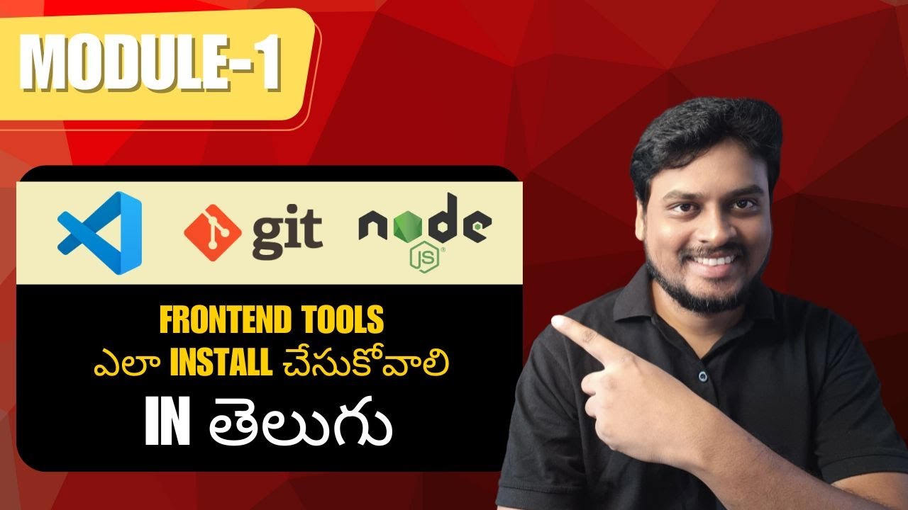 How to Install VS Code, Git & Node js Beginner Tutorial 2025 Complete ...
